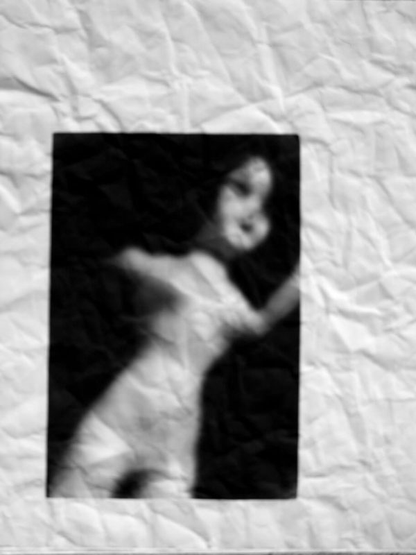 Fiber Dolls, print on fiber paper, 11” x 24”, 2004.